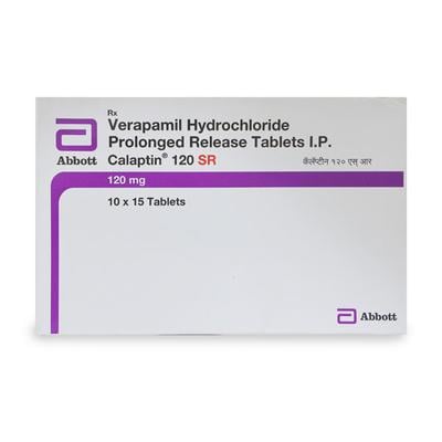 CALAPTIN 120 SR Tablet 15's - Hypertension-Cal