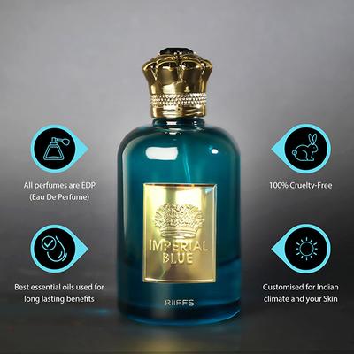 RiiFFS Imperial Blue Perfume for men 100 ml - Men Perfumes (Edt/Edp)