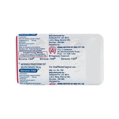 Strone 100mg Capsule 10'S - Hormonal Therapy-Oes