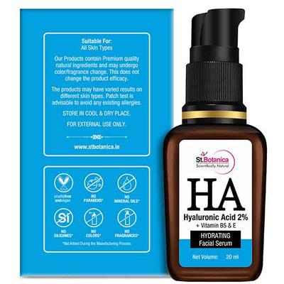 St.Botanica Hydrating Facial Serum - HA 20 ml - Facial Kits