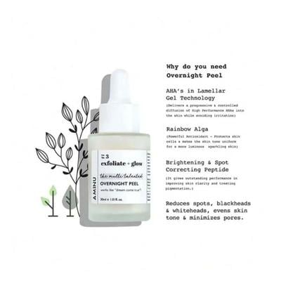 AMINU The multitalented - Overnight Peel 10 ml - Masks & Peels