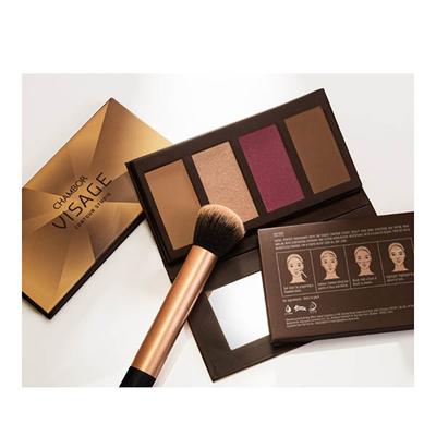 Chambor Visage Contour Studio Face Palette Make Up - Deep 18 gm - Contour
