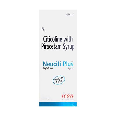NEUCITI PLUS SUGAR FREE Syrup 60ml - Nootropics And Neurotrophics