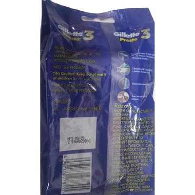 Gillette Presto 3 Razors (Pack of 5's + 1's Free) - Razors & Cartridges