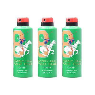 Beverly Hills Polo Club Classy Men Deo No.8 Trio Pack + EXOTIC FRAGRANCE NO.8 Women Body Mist Set 1's - Deodorants/Roll-Ons