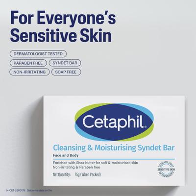 Cetaphil Syndet Bar 75gm - Soaps