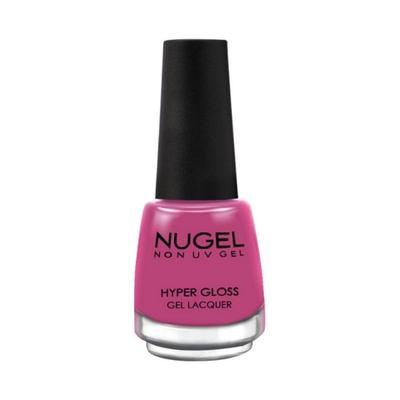 Nugel CRIMSON PINK 110 Non Uv Gel Hyper Gloss Nail Enamel 13 ml - Nail Polish
