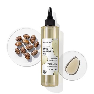 Brillare Pure Castor Oil 200 ml - Hair Oils