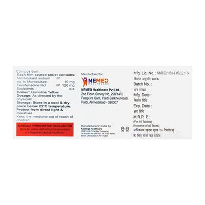 MONFAST FX Tablet 10's - Allergies-Ant