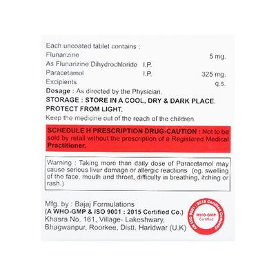 FLUGRANIX P Tablet 10's - Migraine