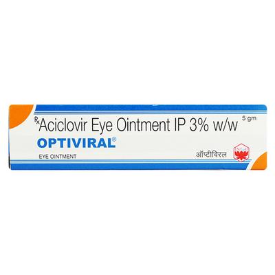 OPTIVIRAL Eye Ointment 5gm - Eye Infections-Eaa