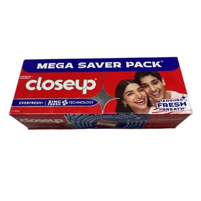 Closeup Ever Fresh+ Zinc Fresh ++++ Technology 18 Hours Fresh Breath ToothPaste (Pack of 2 x 150 g) - Toothpaste