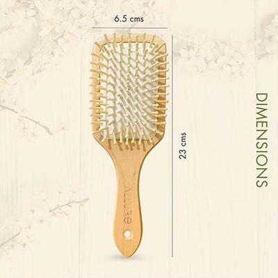 Allure Bamboo Paddle Hair White brush 1's - Hair Brushes