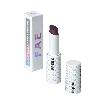 FAE Beauty Deep Wine Buildable Matte Lipstick Shade Too Dark 3.5 gm - Lipsticks