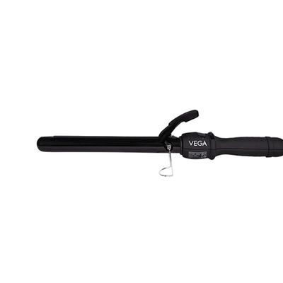 VEGA Long Curl Hair Curler-22 mm with Ceramic Coated Barrel and LCD Temperature Display (VHCH-04) Black 1's - Multi-Stylers