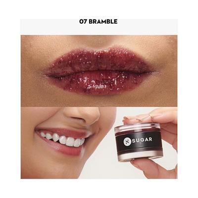 Sugar Cosmetics Tipsy Lips Scrub + Balm Duo - 07 Bramble (Citrusy And Fresh) 10 gm - Lip Balms
