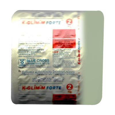 K Glim M Forte 2mg Tablet 15'S - Diabetes-Ant
