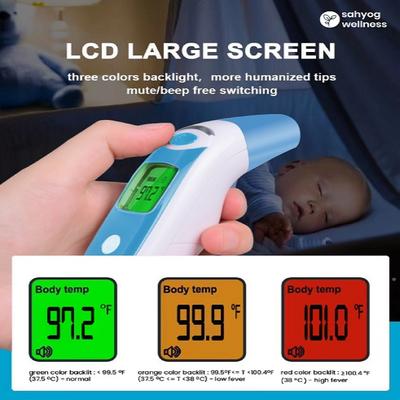 Sahyog Wellness Multi Function Non-Contact Forehead & Ear Infrared Thermometer - Health Monitors And Equipment