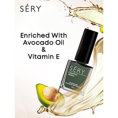 Sery Color Flirt Nail Paint Glitter, Party Rose Gold, Copper Glitter 10 ml - Nail Polish