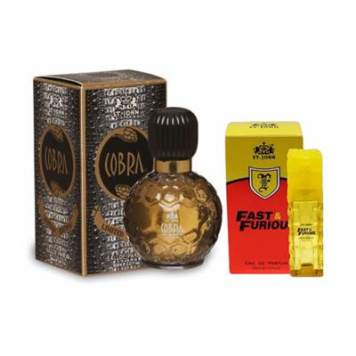 St. John Cobra Eau De Parfum 60 ml + Fast & Furious Eau De Parfum 30 ml - Men Deodorants/Roll-Ons