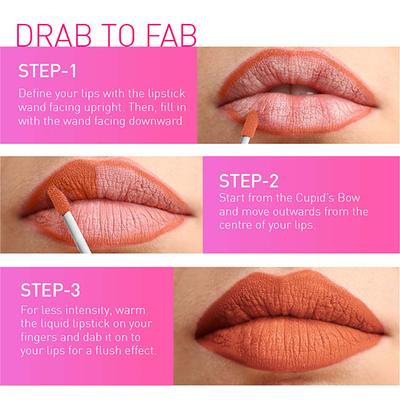 MyGlamm LIT Liquid Matte Lipstick-Perk Up 3 ml - Lipsticks