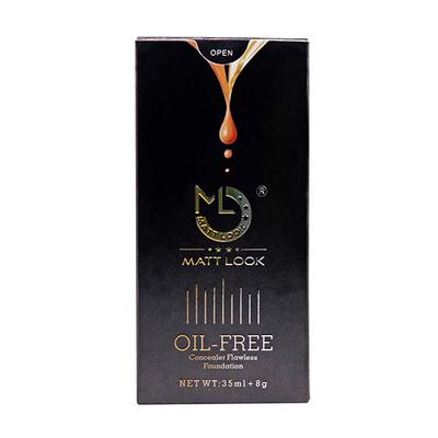 Matt Look Oil Free Concealer Flawless Foundation -03 Natural (35ml+8gm) - Foundation
