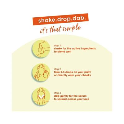 Simple Booster Serum 10% Vitamin C+E+F For Youthful Glowing Skin 30 ml - Face Mists