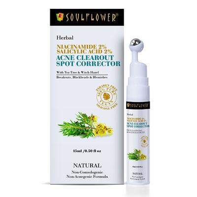 Soulflower Acne Clearout Spot Corrector with Tea Tree & Witch Hazel 15 ml - Face Gels