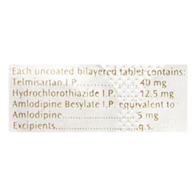 Telsite AM H 40mg Tablet 10'S - Hypertension-Ang