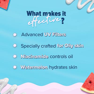 Aqualogica Radiance+ Oil Control Fluid Sunscreen for Oily Skin 50 gm - Body Sunscreen