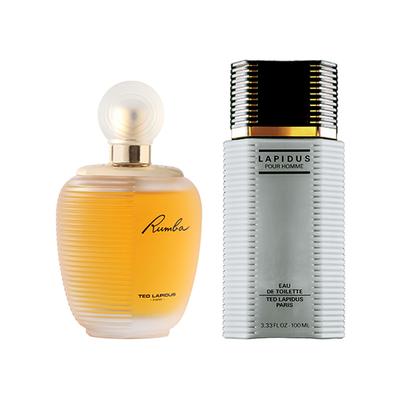 Ted Lapidus Rumba 100ml + Homme 100ml Eau De Toilette 2's - Perfumes (Edt/Edp)