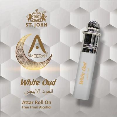 St. John White Oud Attar Roll On - Pack of 2 x 8 ml - Men Deodorants/Roll-Ons
