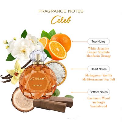 Mocemsa Celeb Gift Set -EDP 110ml and Travel Size 25ml and Deo 150ml 1's - Women Perfumes (Edt/Edp)