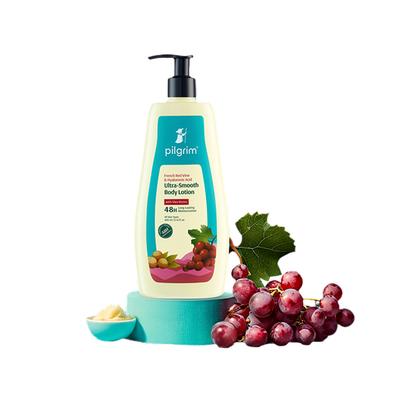 Pilgrim French Red Vine & Hyaluronic Acid Ultra-Smooth Body Lotion 48H Long-Lasting Moisturization 400 ml - Creams/Oils/Lotions