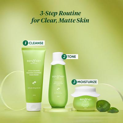 Dot & Key Cica Calming Blemish Clearing Face Wash 120 ml - Face Wash & Cleansers