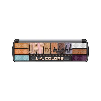 L.A. Colors Day to Night 12 Color Eyeshadow - Sunset 8 gm - Eyeshadow, Bases & Primers
