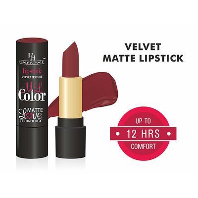 Half N Half Velvet Matte Texture Lipstick My Colour, Cafe - Frappe 3.8 gm - Lipsticks