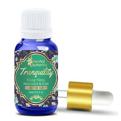 Oriental Botanics Tranquility Aroma Therapy Diffuser Oil (Ylang Ylang, Rosewood & Rose) 15 ml - Creams/Oils/Lotions