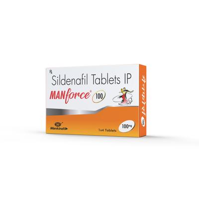 Manforce 100mg Tablet 4'S - Impotence/Erectile Dysfunction (Ed)