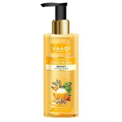 Vaadi Herbals Deep Moisturizing Honey & Sandal Hand Wash 250 ml - Hand Wash & Soaps