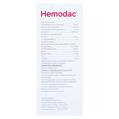HEMODAC Oral Drops 15ml - Supplements-Vam