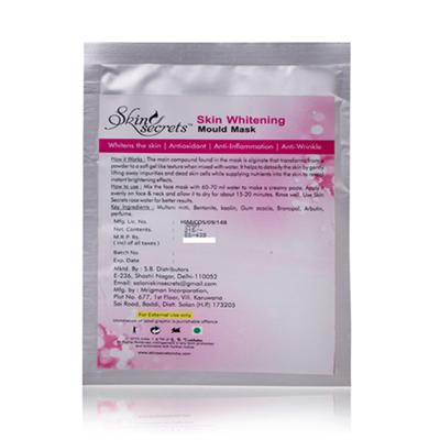 Skin Secrets Skin Whitening Mould Mask 30 gm - Masks & Peels