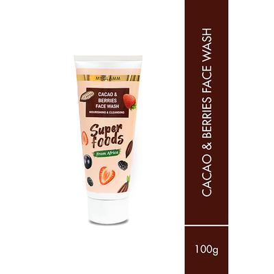 MyGlamm Super Foods Cacao & Berries Face Wash 100 ml - Face Washes