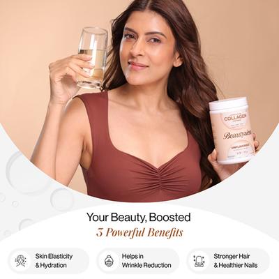 Beautywise Advanced Collagen Peptides (Unflovoured) 200 gm - Multi-Vitamins
