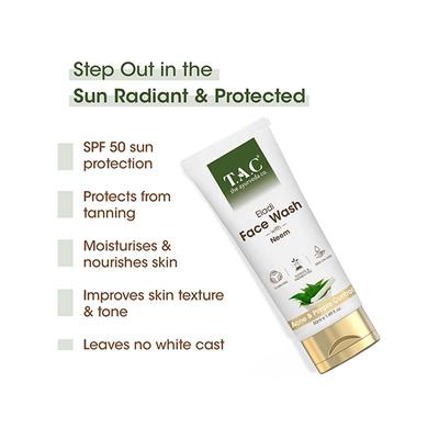 Tac - The Ayurveda Co Eladi Facewash with Neem 50 ml - Face Wash & Cleansers