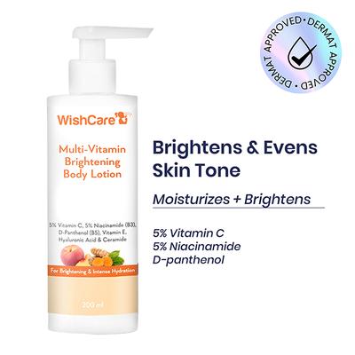 WishCare Multi-Vitamin Brightening Body Lotion for unisex 200 ml - Lotions & Creams