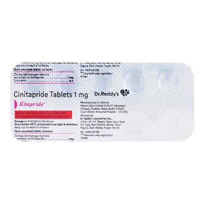 Kinpride 1mg Tablet 10'S - Gastro Intestinal Motility Disorders-GIT