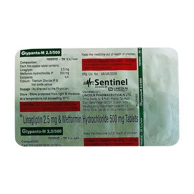 GLYPANTA M 2.5/500 Tablet 10's - Diabetes-Ant