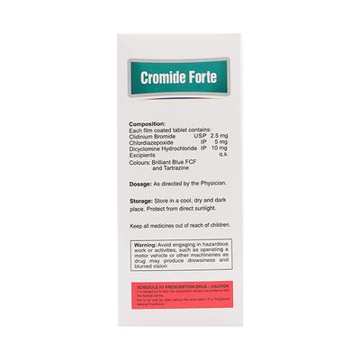 Cromide Forte Tablet 10'S - Gastro Intestinal Motility Disorders-GIT