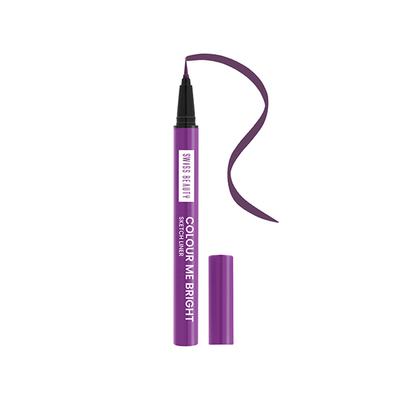 Swiss Beauty Colour Me Bright Sketch Eyeliner-Purple Mush 0.7 ml - Eyeliners